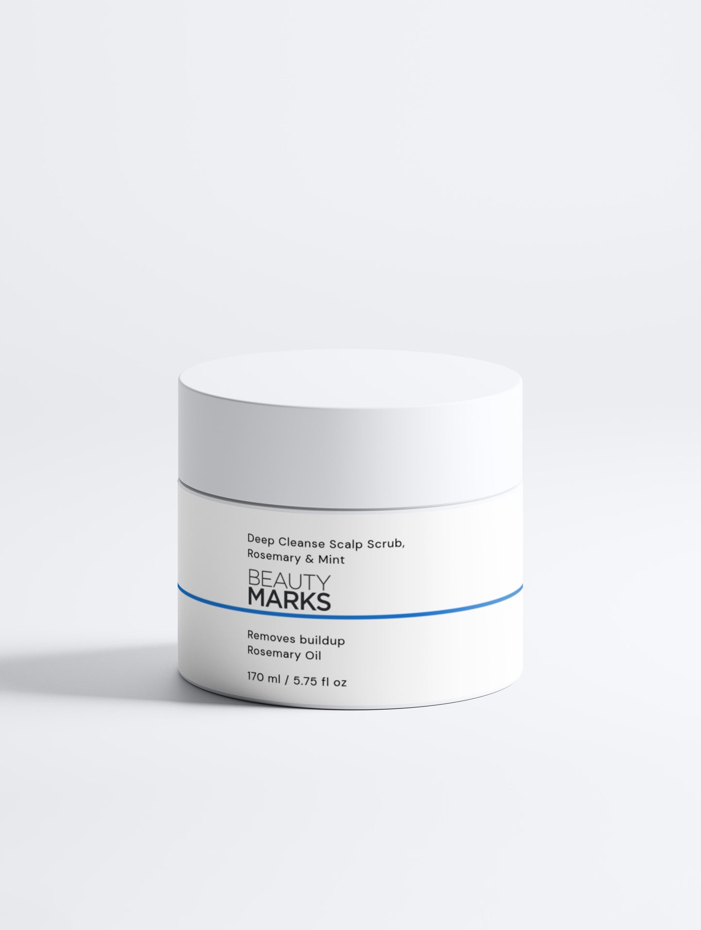 BEAUTY MARKS Deep Cleanse Scalp Scrub, Rosemary & Mint